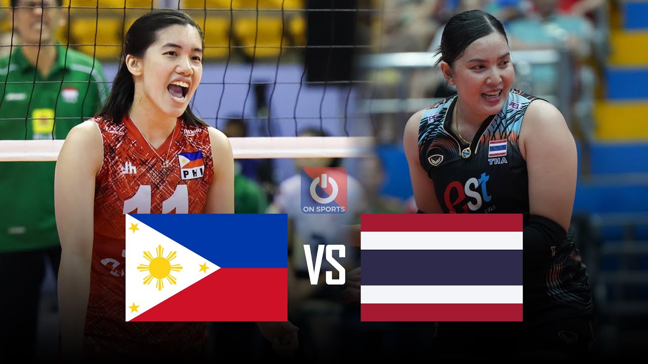 Full HD | Philippines vs. Thái Lan | Jia de Guzman vs. Pornpun Guedpard Women's Volleyball ASEAN