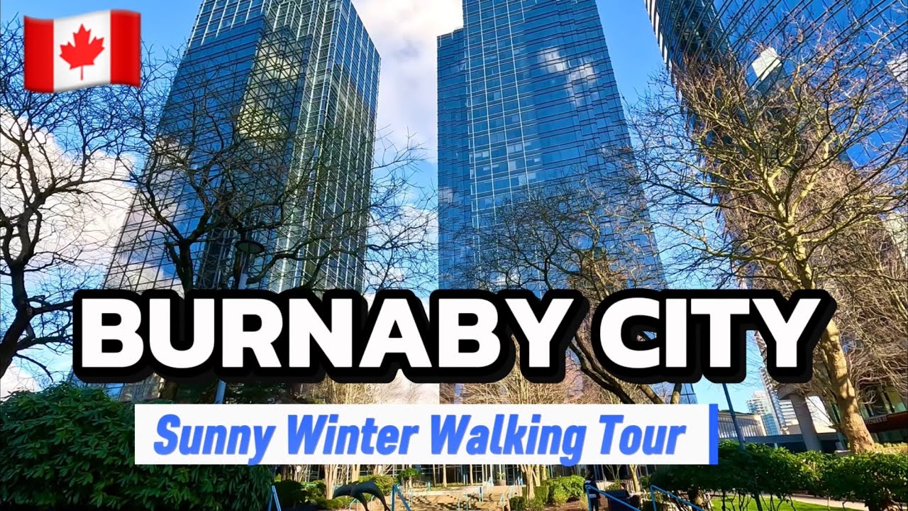 Beautiful Sunny Day 🌞🌞 in Metro Vancouver |Walking Tour with a Lovely View of the Streets 
