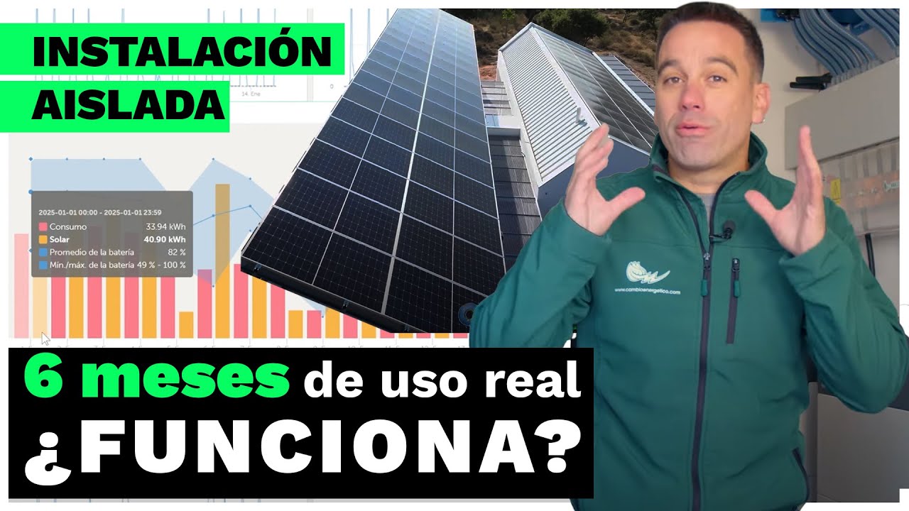 6 Meses viviendo con Energía Solar Aislada: ¿Cómo ha funcionado esta instalación? 🔋📊