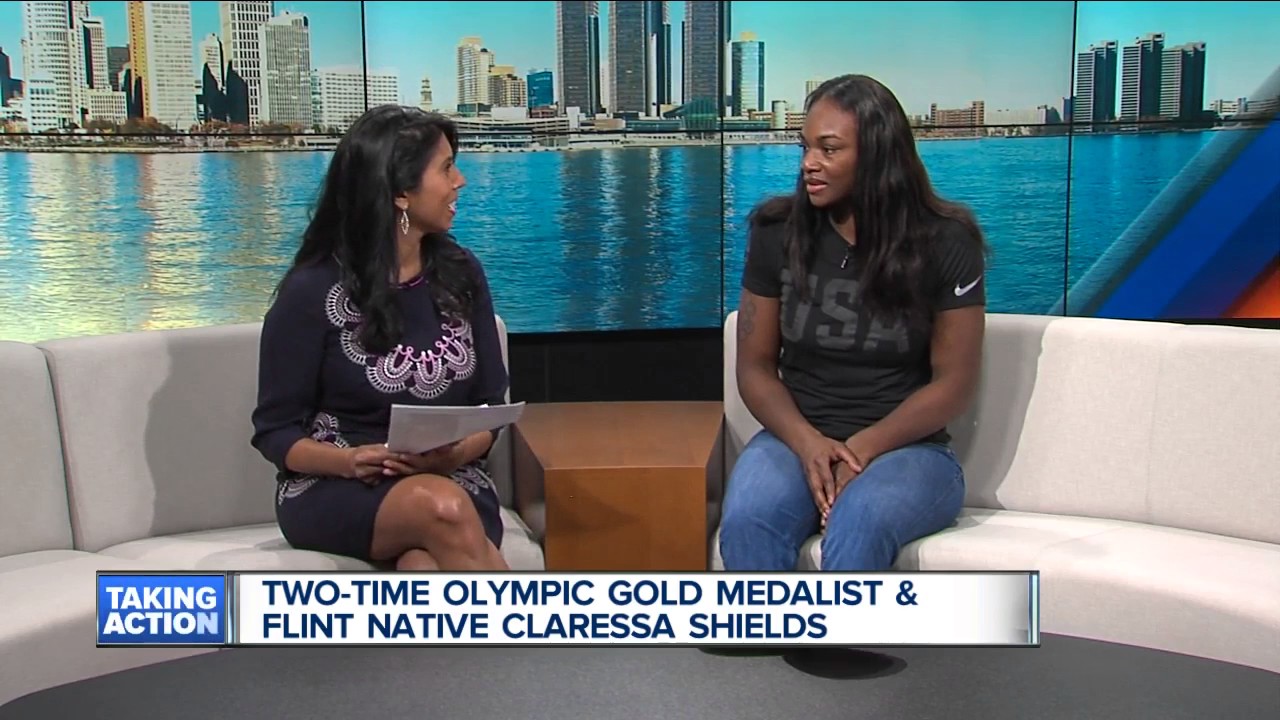 Two-time Olympic Gold Medalist & Flint native Claressa Shields fighting in Detroit