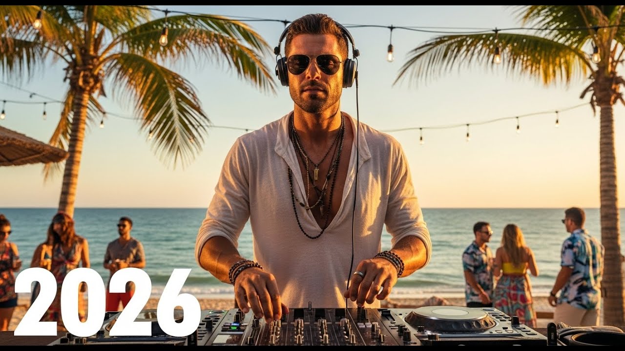 Tropical Sunset Mix 2025 Deep House Chill Out Summer Lounge Music Warm Breeze Ocean Waves