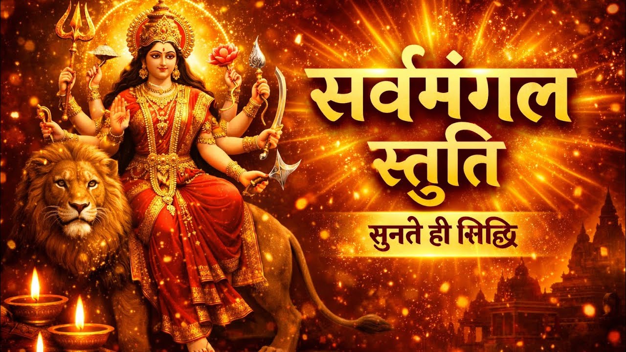 नवरात्रि 2026 विशेष 🙏 दुर्गा सर्वमंगल स्तुति | Durga Sarva Mangala Stuti | Powerful Devi Mantra