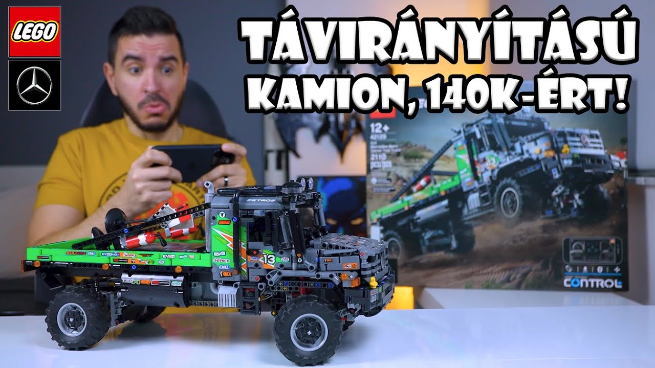 A TECHNIC RAGE!!! || LEGO Technic 42129 4x4 Mercedes-Benz Zetros verseny teheraut&oacute;