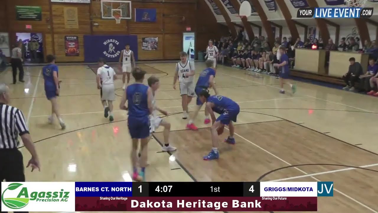 Barnes County North vs Griggs-Midkota - North Dakota High School Boys Basketball