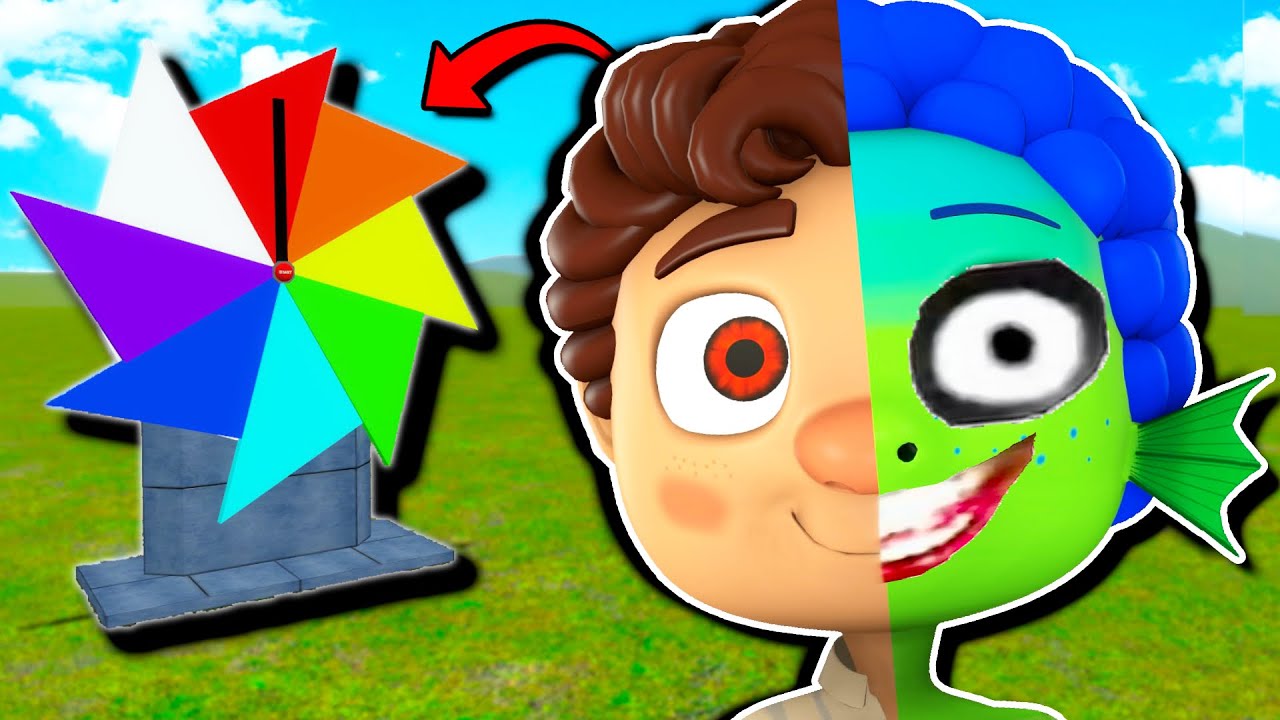 LUCA vs MYSTERY WHEEL!! 🐟 (CURSED GAMESHOW)