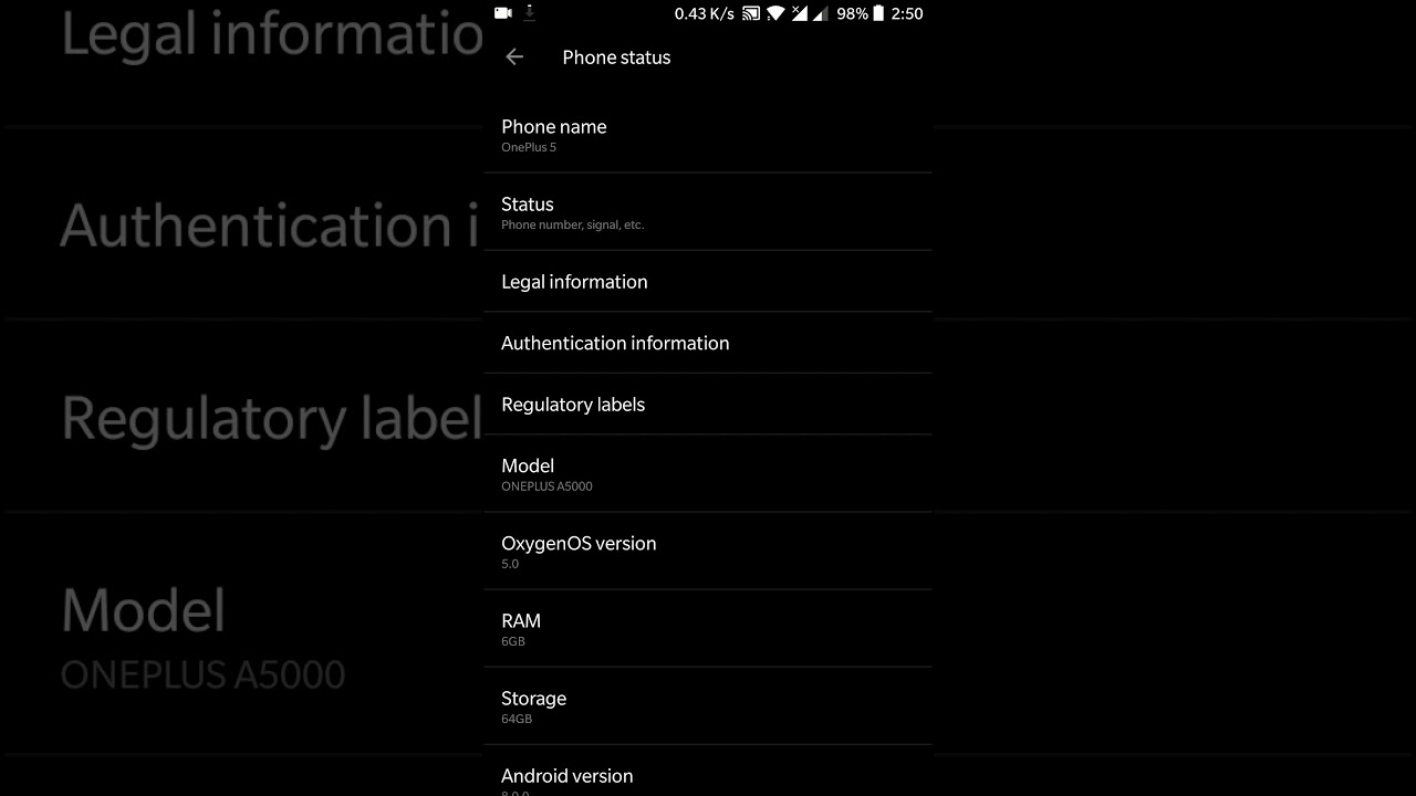Oneplus 5 Official Oreo ROM with Face Unlock! Links in description.