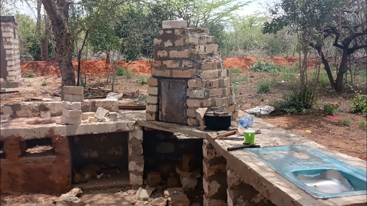 State of the art outside kitchen almost complete!! #kilibasi