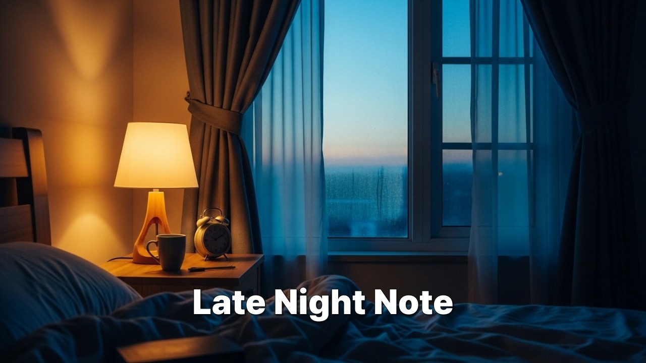 [playlist] 불 꺼진 방, 혼자 있는 밤 | Late Night Room