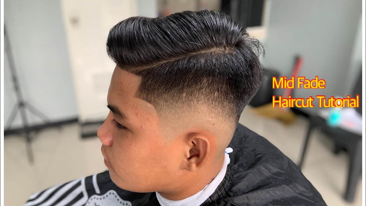 COMB OVER | MID FADE HAIRCUT | BARBER TUTORIAL | TAGALOG HAIRCUT TUTORIAL