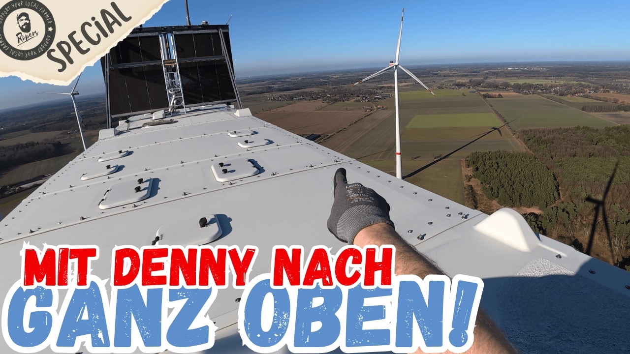 7 Megawatt WKA 💨: Denny von Capcerta nimmt uns mit nach oben! (VLOG SPECIAL)