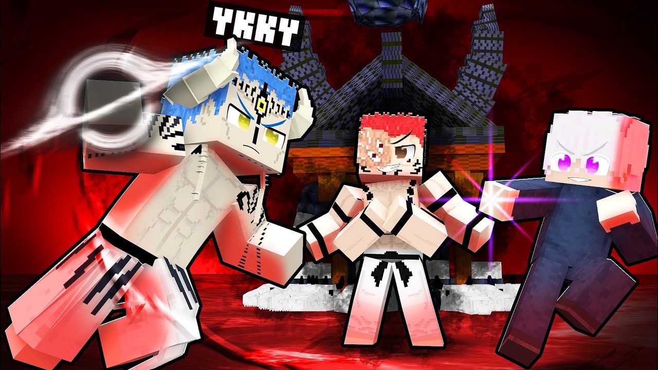JOGANDO COMO DABURA de JUJUTSU KAISEN MODULO no Minecraft