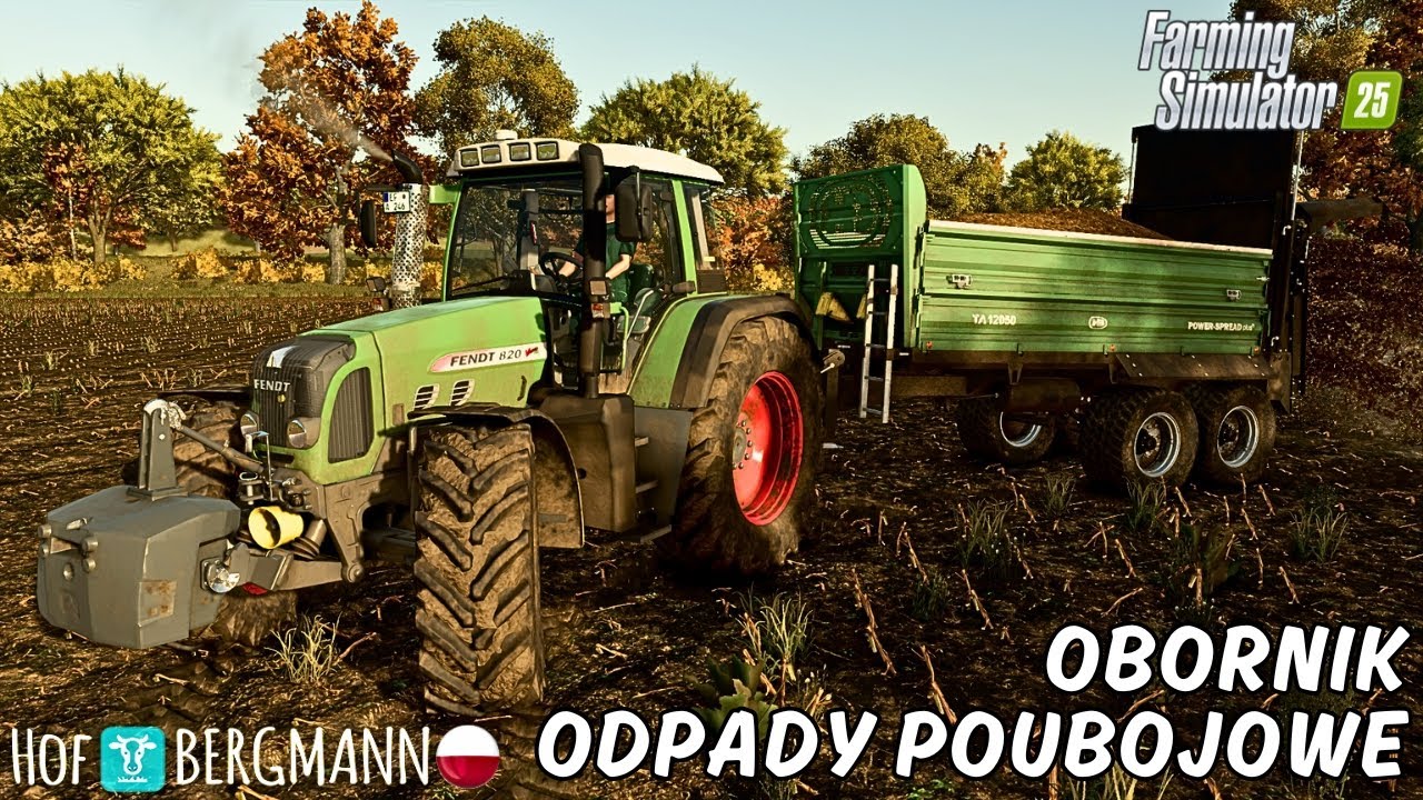 OBORNIK I ODPADY POUBOJOWE NA HOF BERGMANN DO FS 25.
