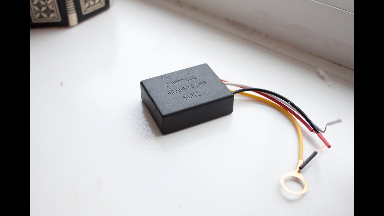 Делаем лампу с сенсором прикосновения DIY Light Touch/Inductive Switch for Lamp Review ET0802193E