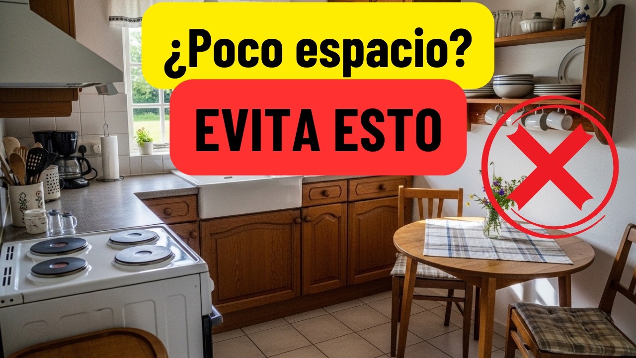 🍽️✨ Mejores consejos para cocina pequeña: 10 trucos que hacen que el espacio parezca más grande