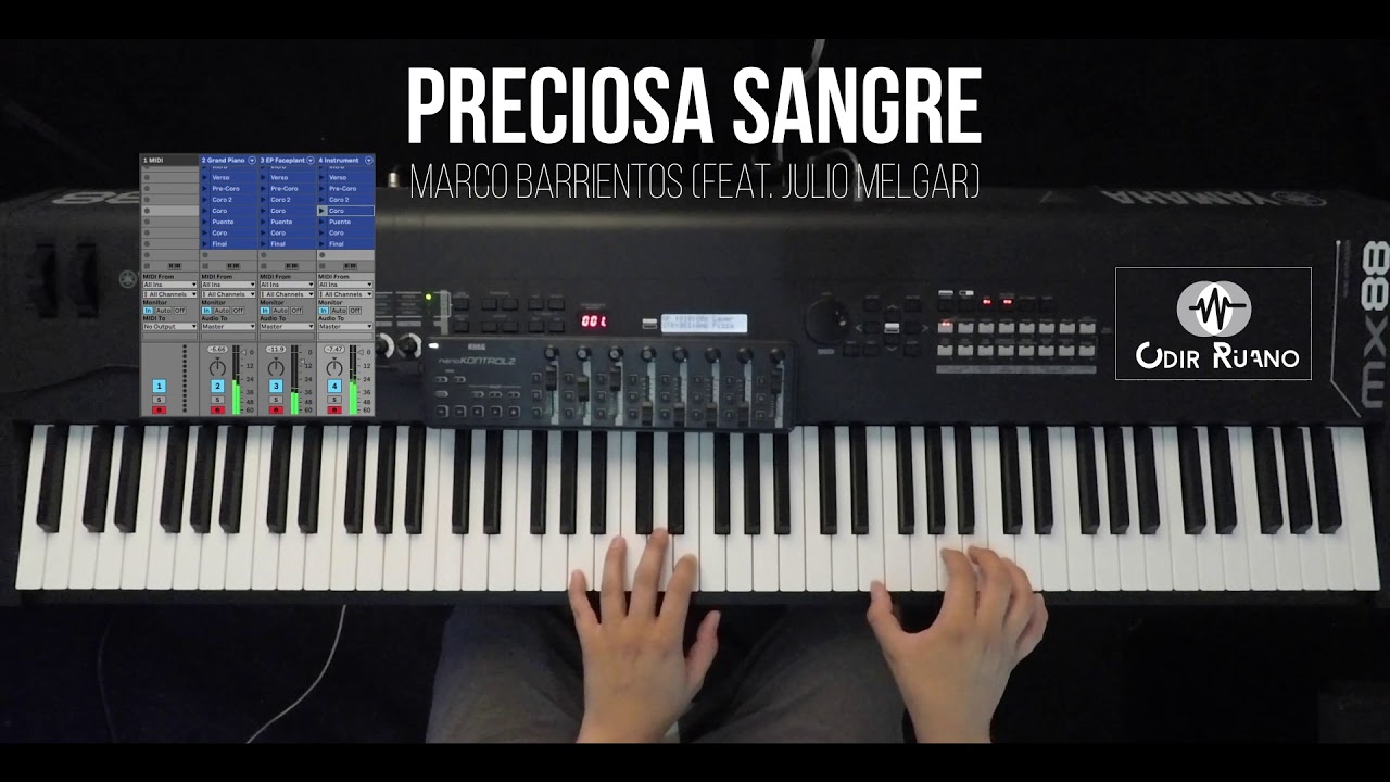 Preciosa Sangre Marco Barrientos (Feat. Julio Melgar) | Cover Piano | Odir Ruano