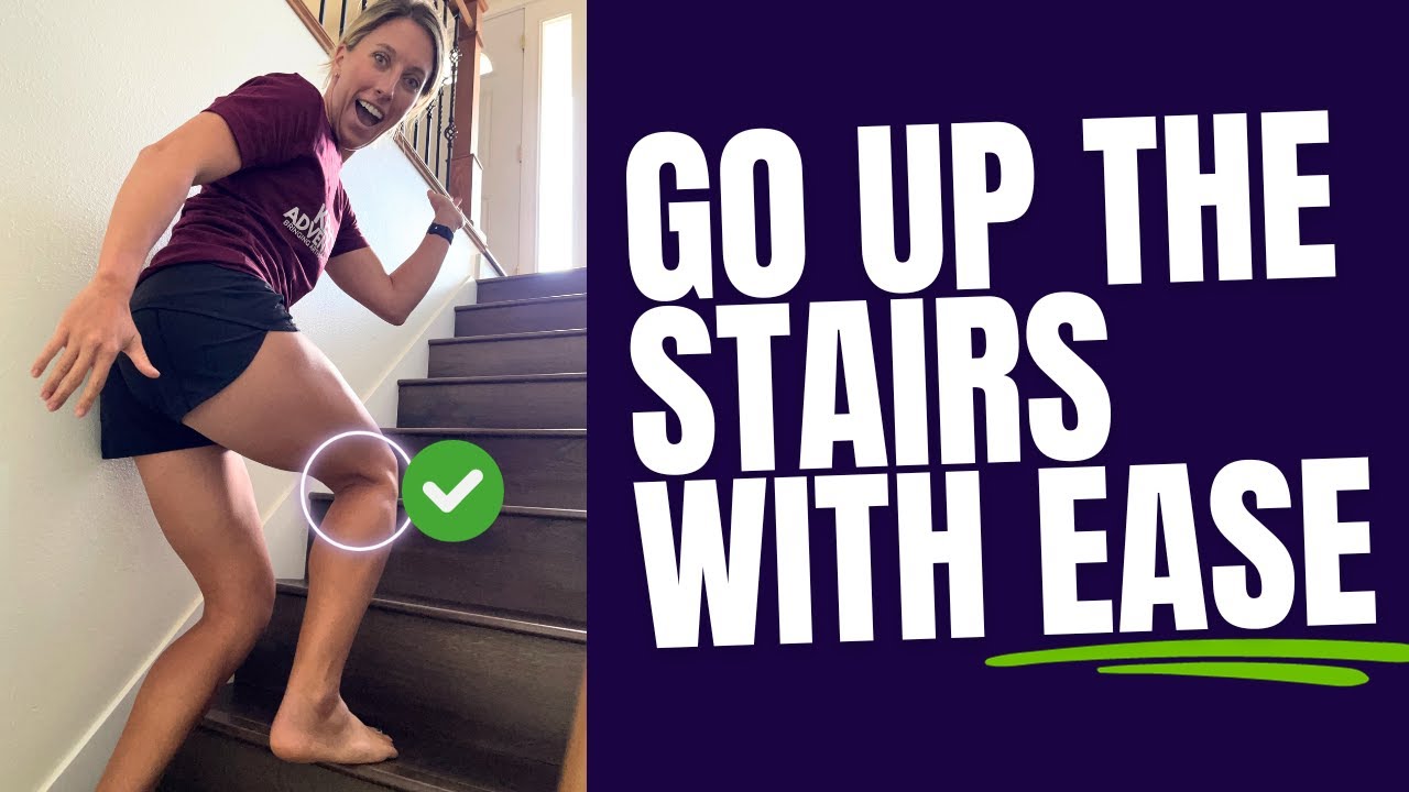 2 Exercises to REDUCE Knee Pain UP the Stairs