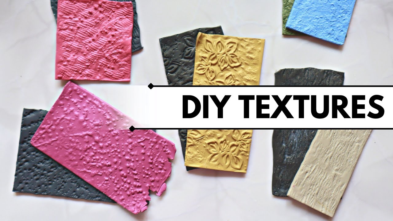 How to Make Your Own Polymer Clay Textures DIY Tutorial