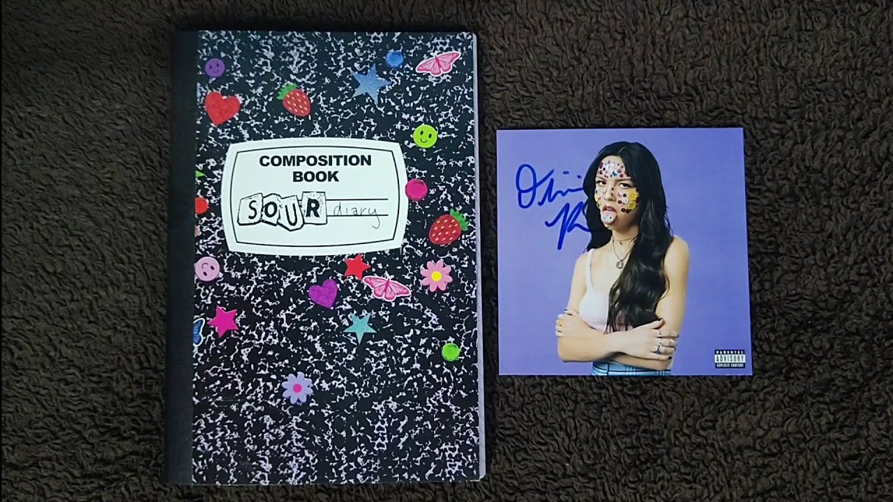Unboxing Olivia Rodrigo - SOUR Signed CD Journal / Zine