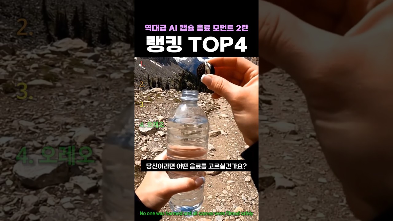 역대급 AI 캡슐 음료 모먼트 2탄 랭킹 TOP4