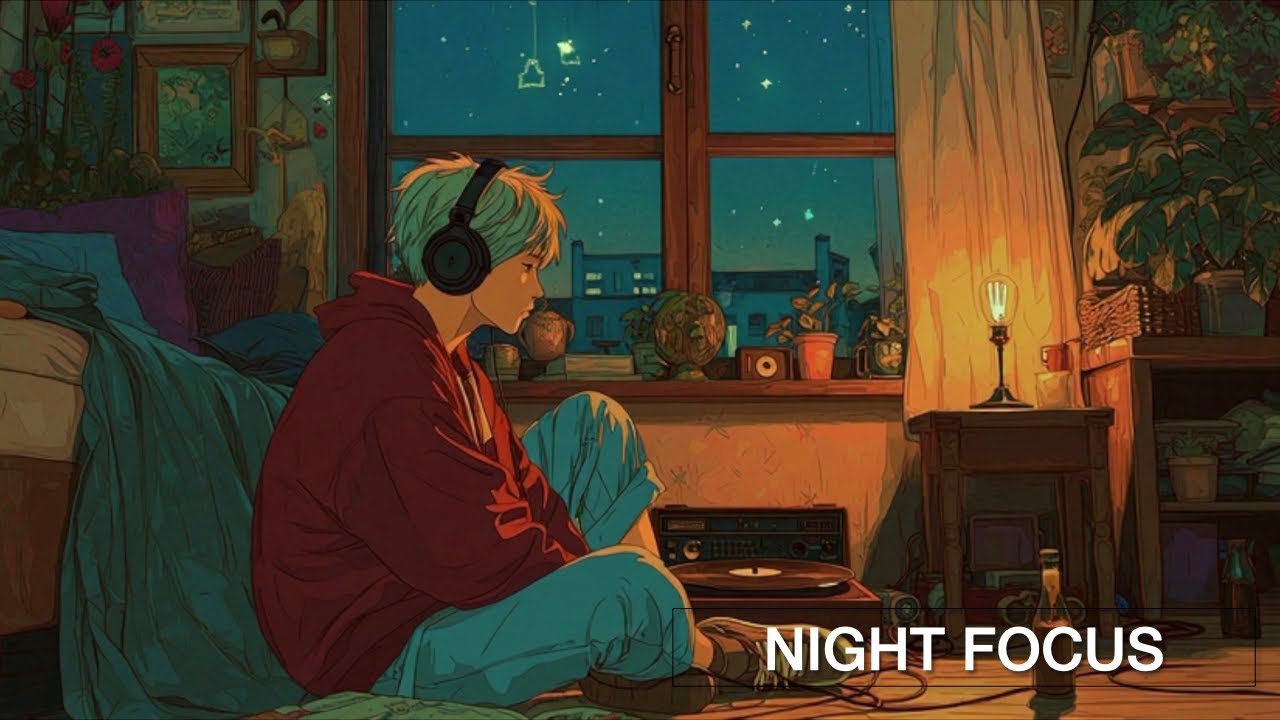 Night Focus LoFi - 1 Hour Calm Beats for Study & Relax | MEEN Midnight