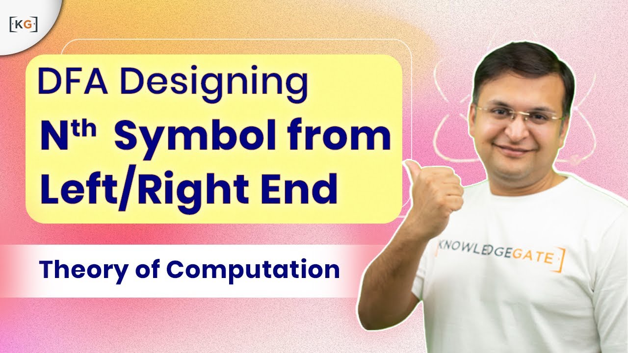 2.25 DFA Designing - Nth Symbol from Left/Right End is Always 'x' | Theory Of Computation