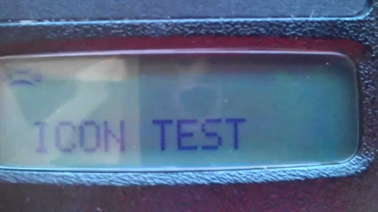 MOTOROLA GP 380 TEST LCD ICON