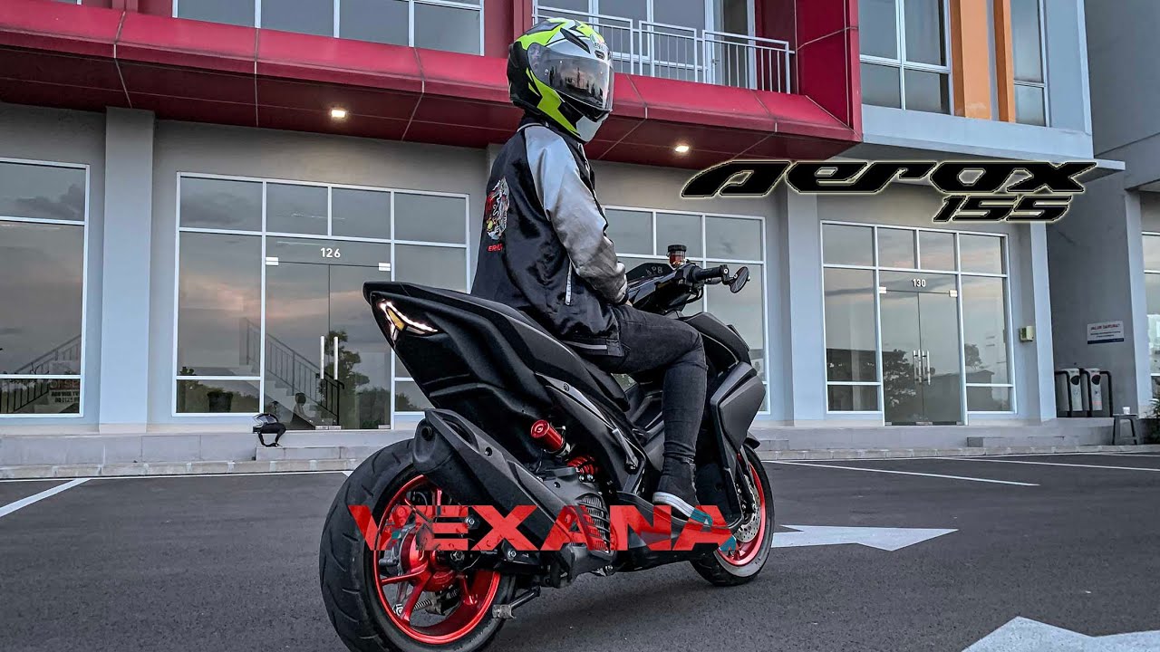 Vexana, si Aerox potong rangka + monoshock!