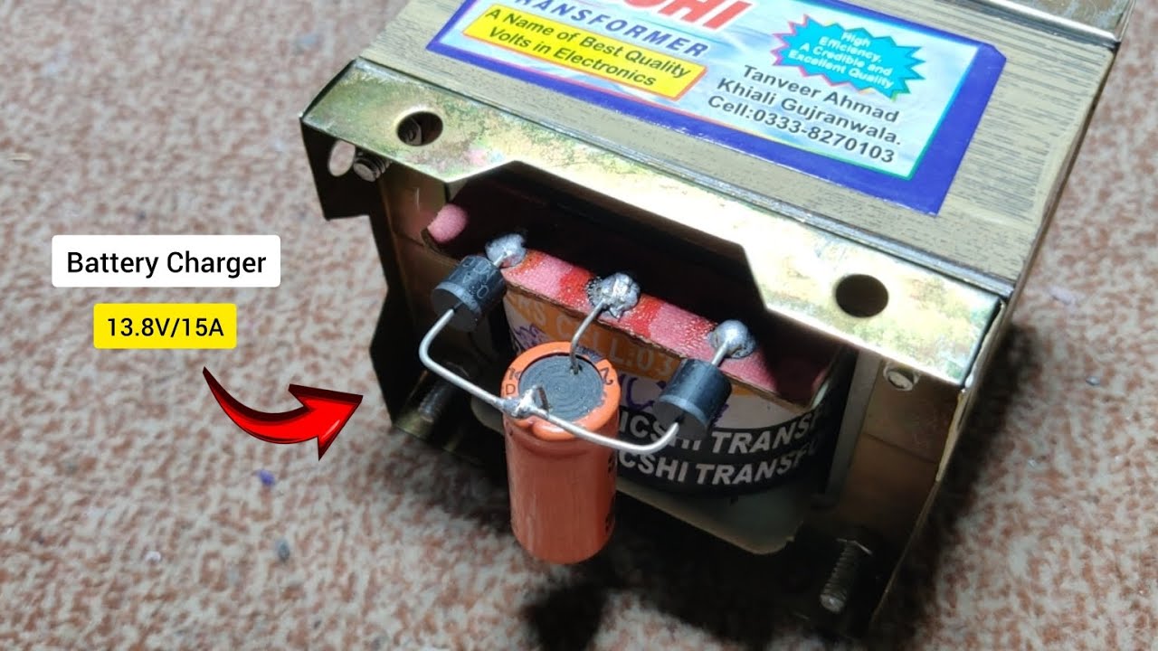 Diy 12v /15A Battery Charging Power supply|12.0.12 /15A transformer|10A10 Diodes