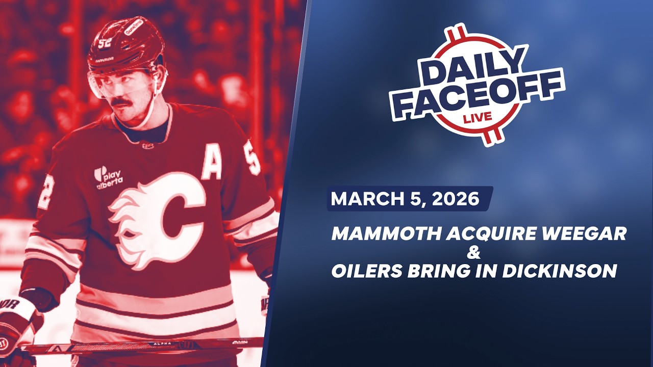 Weegar Heads to Utah, Parayko Decides His Future & the Oilers Add Dickinson | Daily Faceoff Live