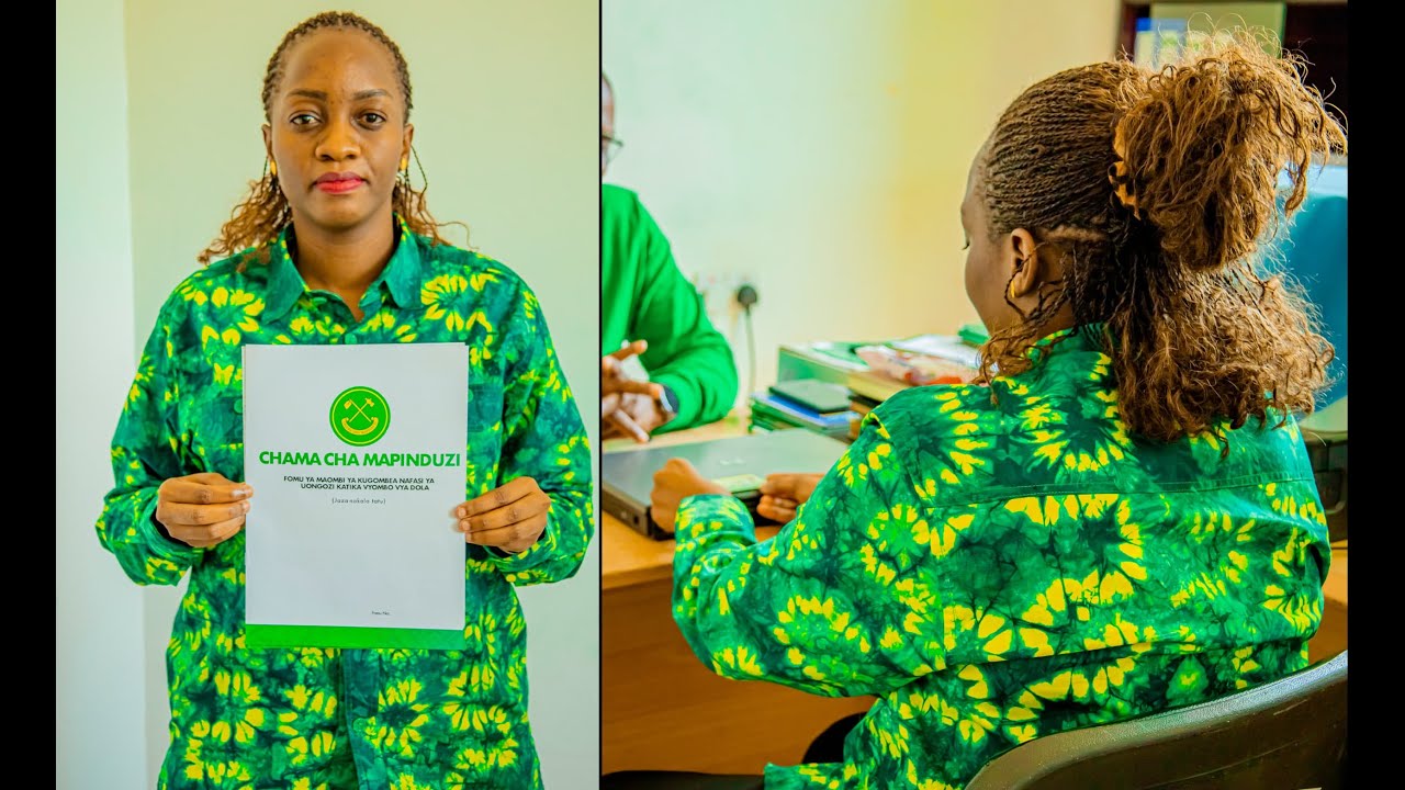 JESCA MAGUFULI AIBUKA KUCHUKUA FOMU YA UBUNGE VITI MAALUM UVCCM TAIFA GEITA
