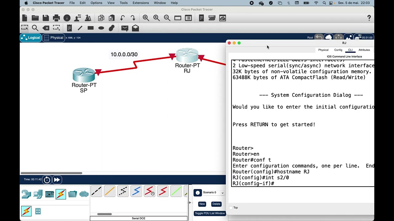 Roteamento OSPF - Configura&ccedil;&atilde;o B&aacute;sica no Router Cisco