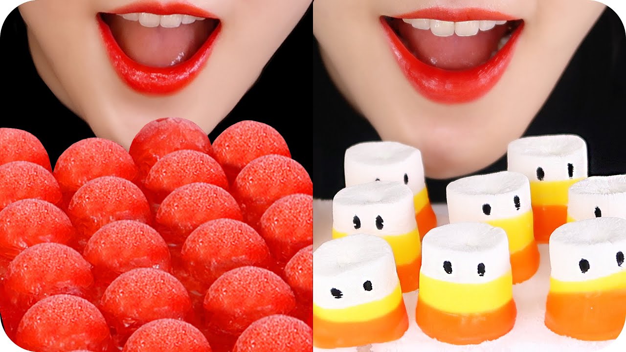 FROZEN CHOCOLATE AND ICE ASMR COMPILATION ❄️