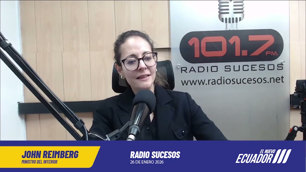 Entrevista Ministro del Interior John Reimberg en radio Sucesos