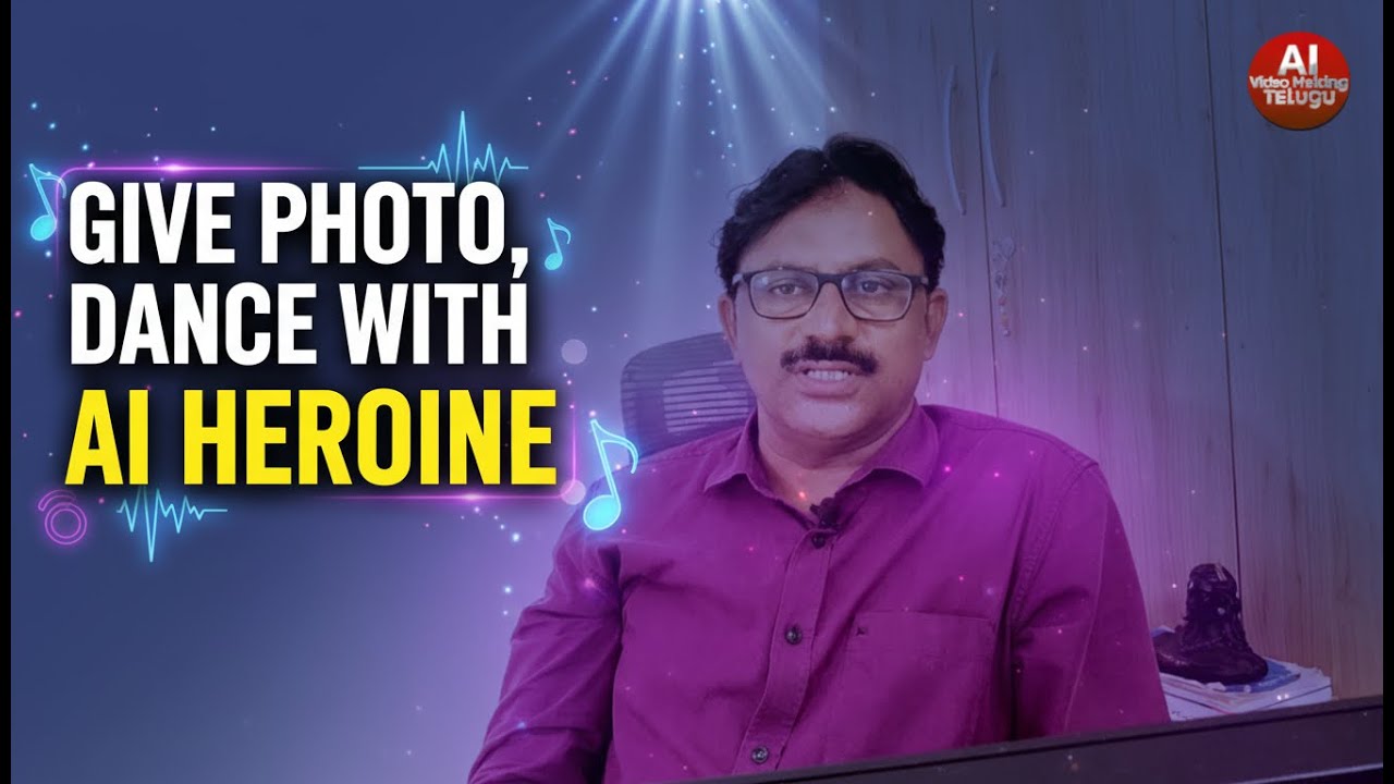 Give Photo, Dance With AI Heroin | AI Video Making Telugu