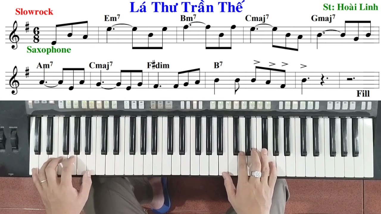 Bài: LÁ THƯ TRẦN THẾ - Đan Nguyên | Hướng dẫn đệm hát - Ku Tèo Piano.