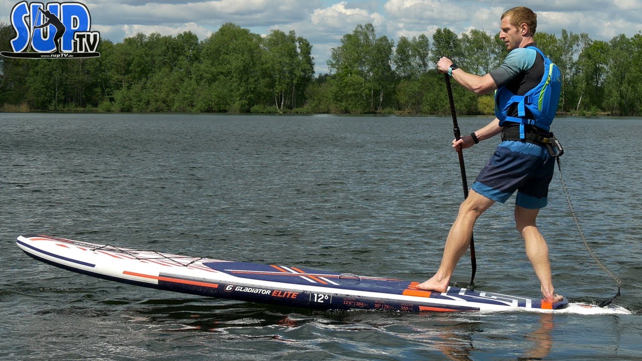 Gladiator ELITE 12.6S im Test (2020): Sportliches & leichtes Touring-SUP als Komplett-Set!