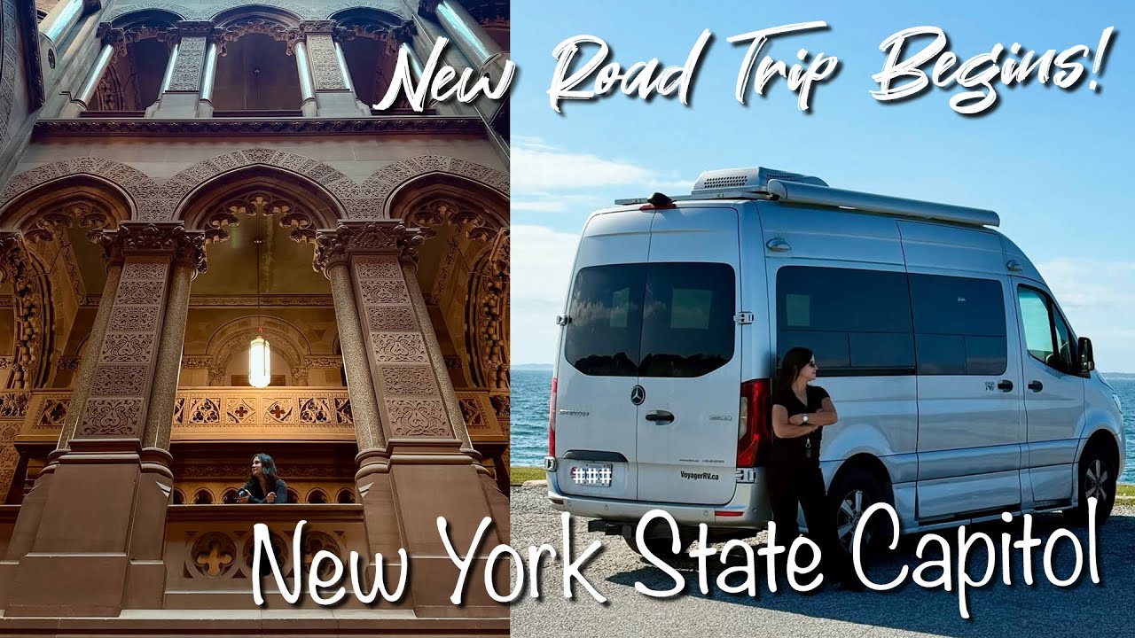 New York State Capitol Is Stunning! A New Van Road Trip Begins!