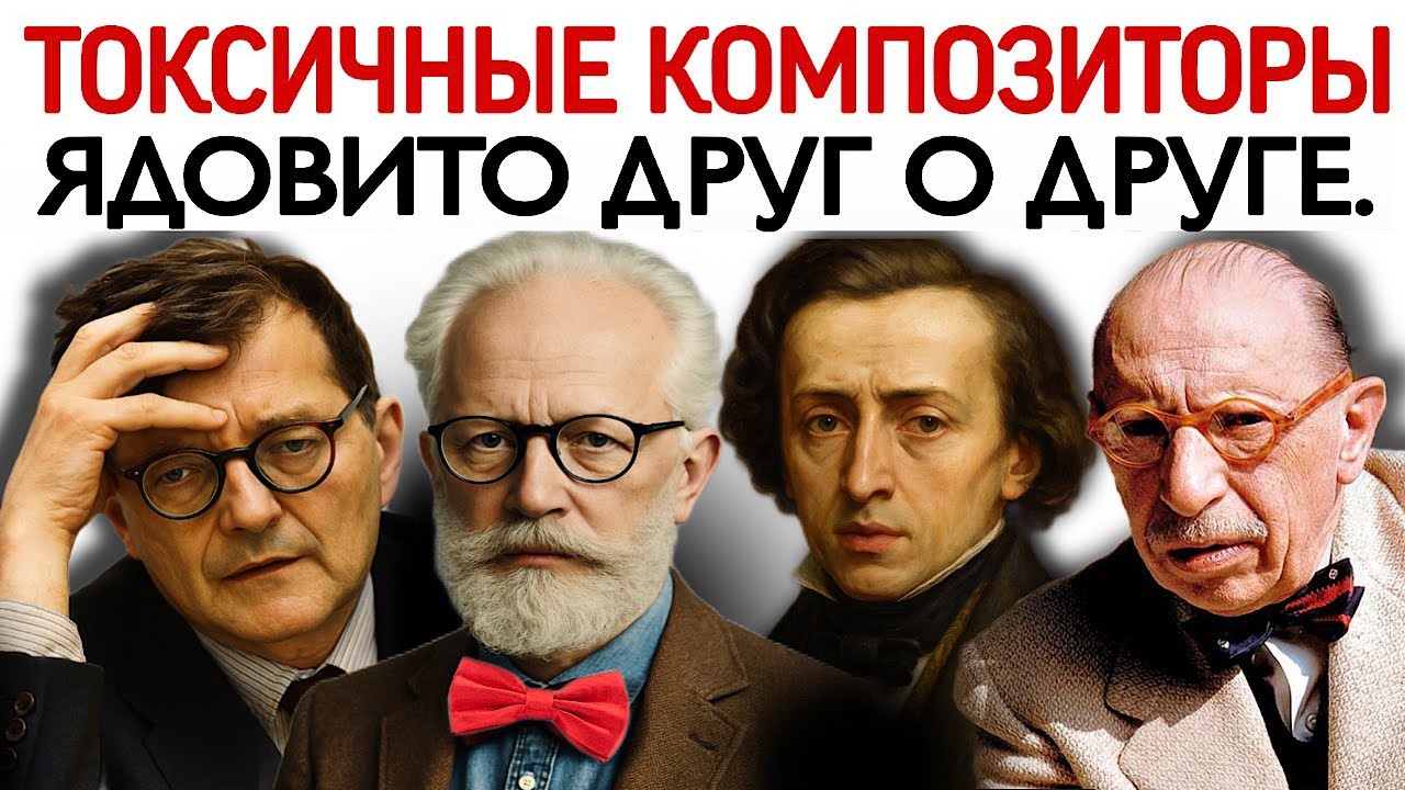 Токсичные композиторы. Ядовито друг о друге.