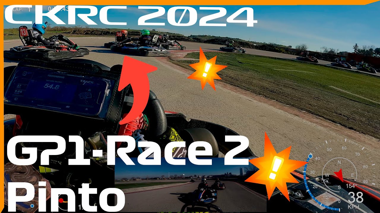 CKRC 2024 GP1 +80Kg | Carrera 2 Completa Pinto 🔥❗😲Arrastrándome en el fondo
