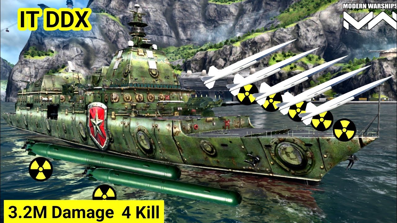 IT DDX With Full Nuclear ☢️ Weapon Gameplay Modern Warship 