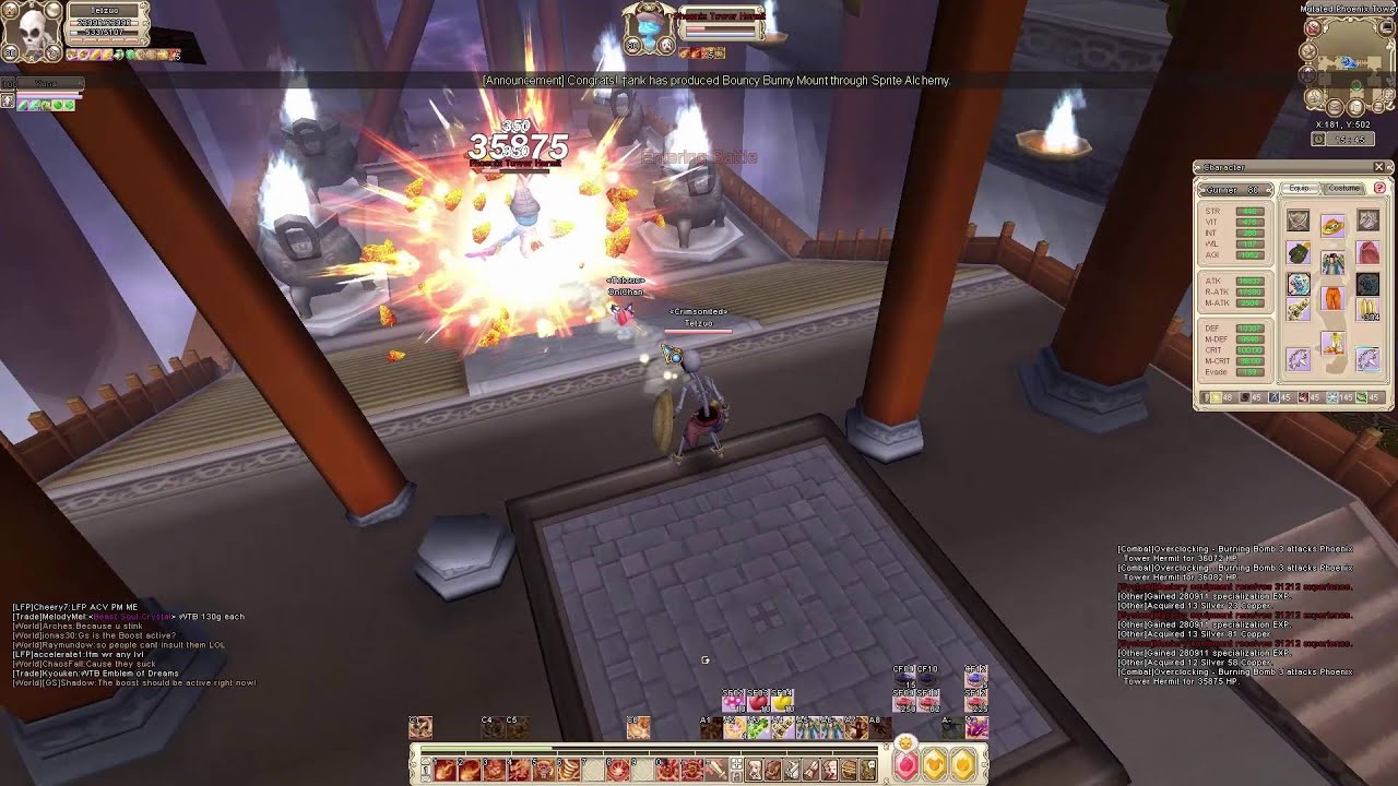 Grand Fantasia: MPT Grinding: Gunner Soloing (Tetzuo)