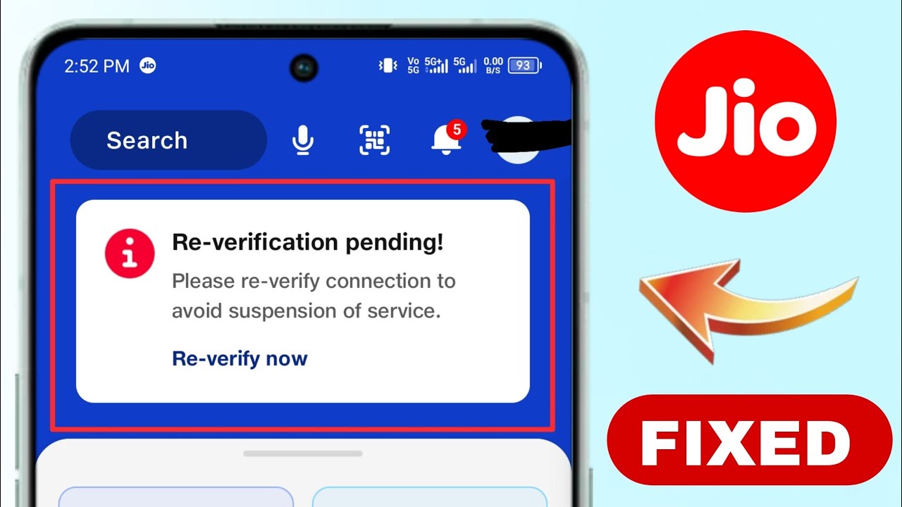 re verification pending jio sim re verification problem | jio number re verification kaise kare