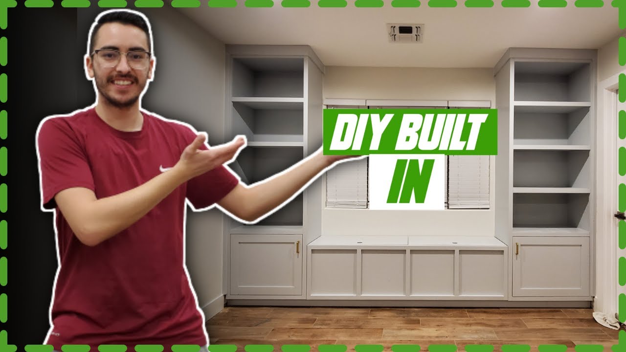 Как построить встроенный книжный шкаф вокруг окна