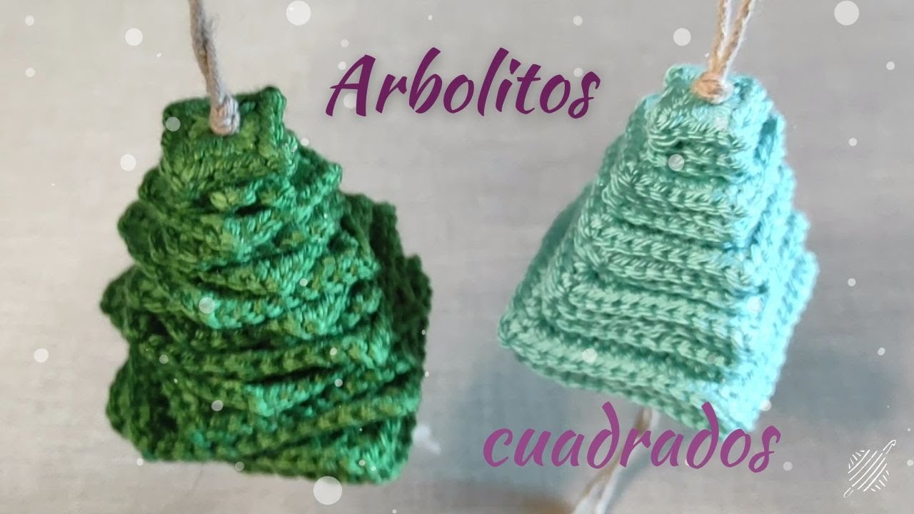🌲 ÁRBOL cuadrado de NAVIDAD 🎄 | Paso a paso en ESPAÑOL