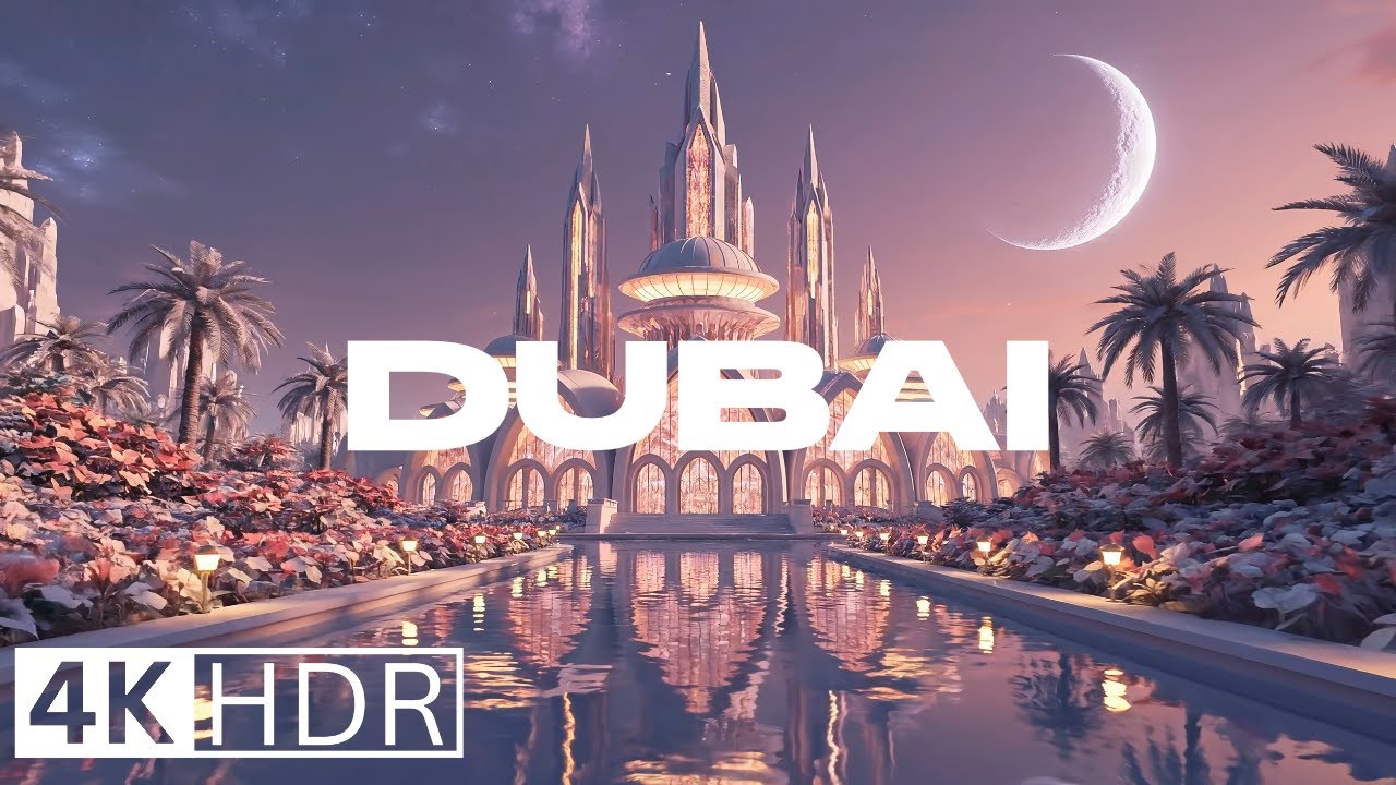 What Will Dubai Look Like in 2040?  Luxury Sci-Fi Cities in 4K