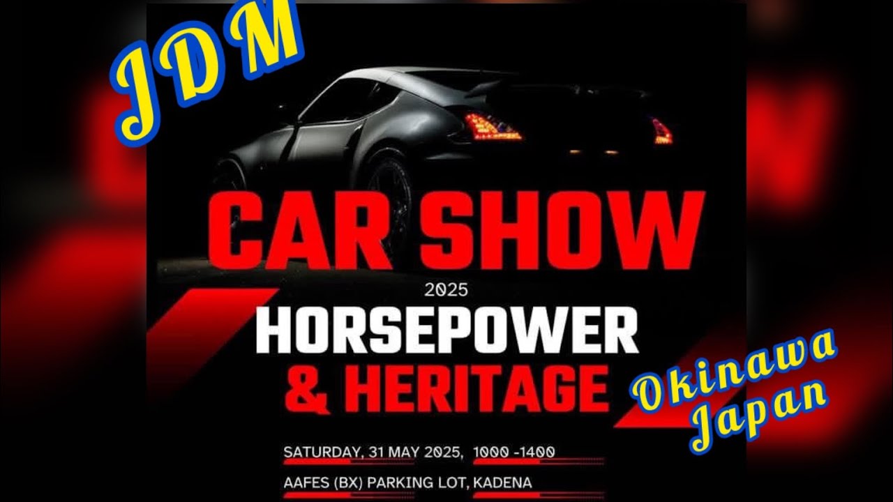 Horsepower & Heritage Car Show at Kadena Airbase, Okinawa, Japan.🇺🇸🇯🇵 5/31/2025