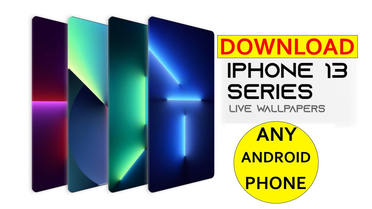 🔥🔥 Install Iphone 13 Series Wallpapers On Any Android Phone | No Root | Free Download🔥🔥