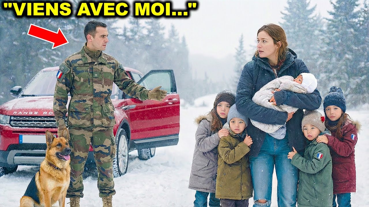 « Viens avec moi… » dit l’ex-soldat — en voyant la veuve et ses enfants seuls dans la tempête