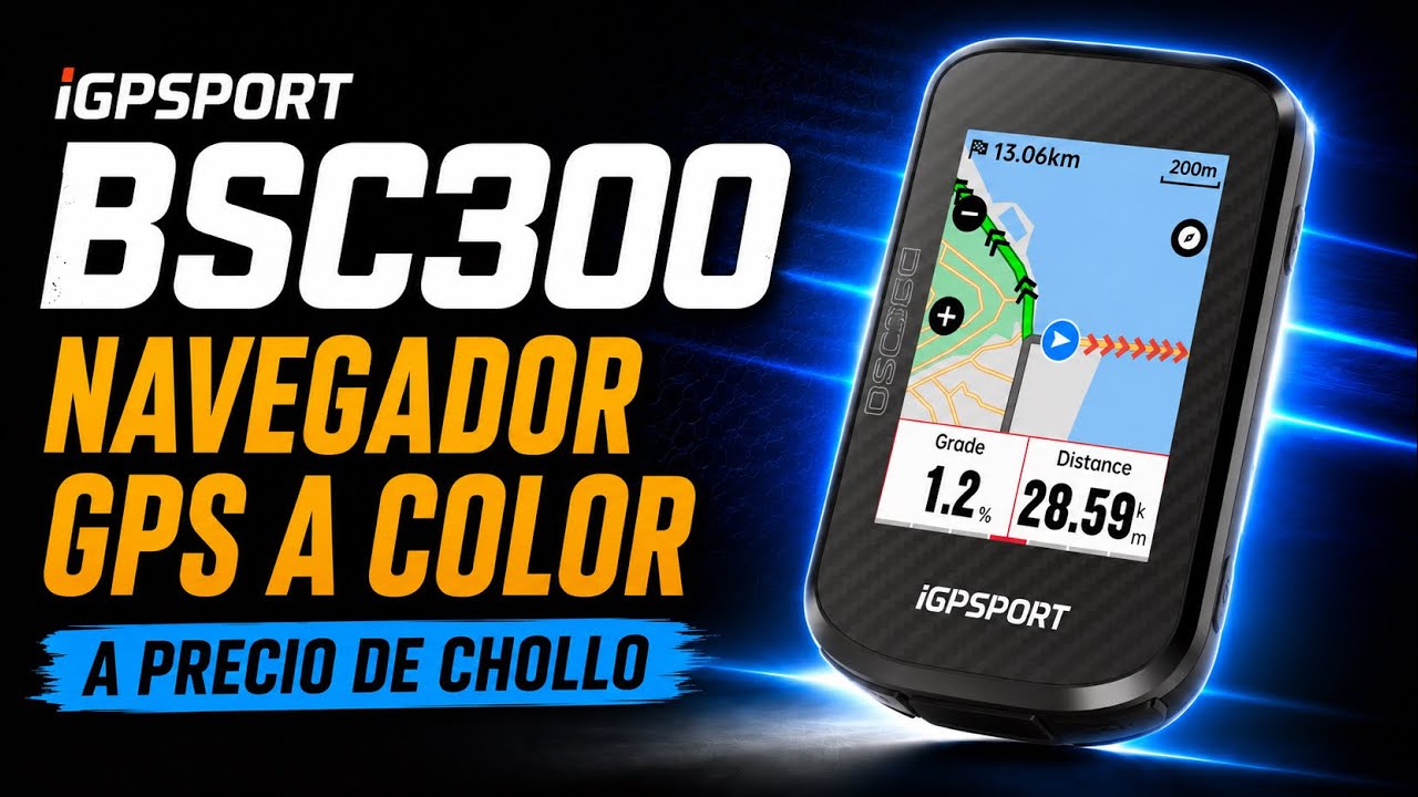 iGPSPORT BSC300 - Ciclocomputador para navegación a precio de derribo