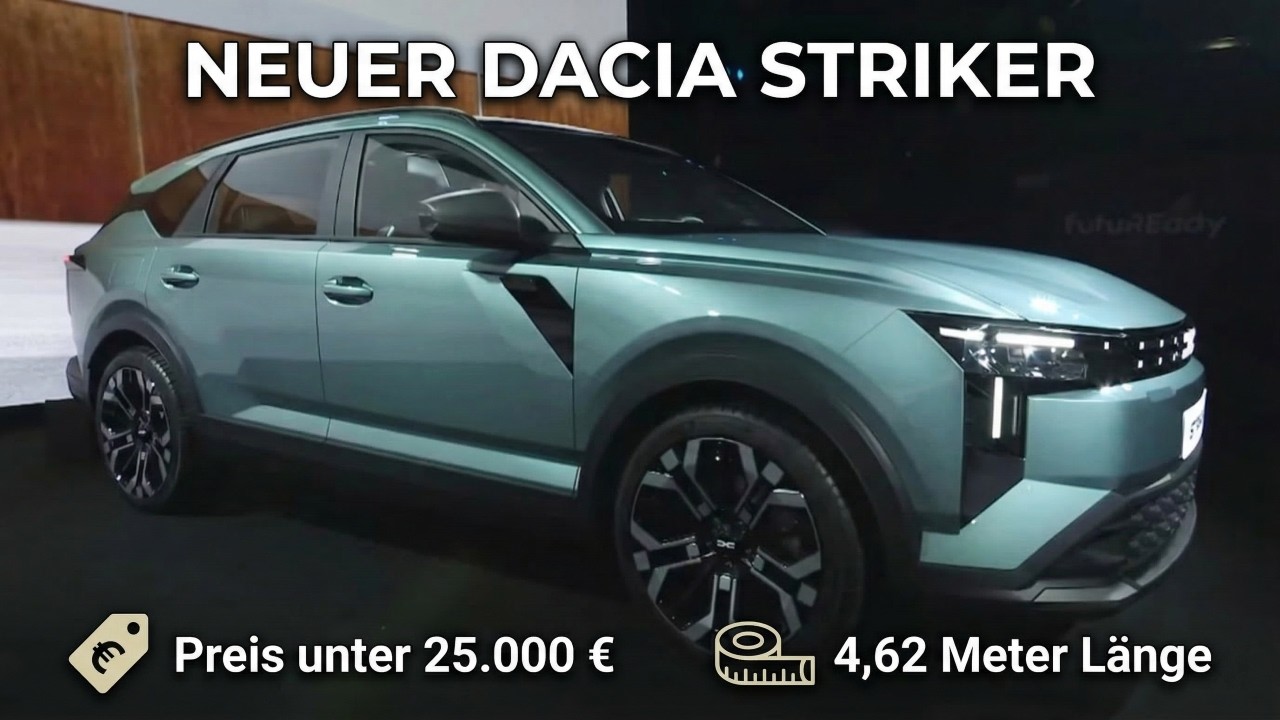 2026 Dacia Striker: Viel Platz, Hybridtechnik und Preis unter 25.000 €